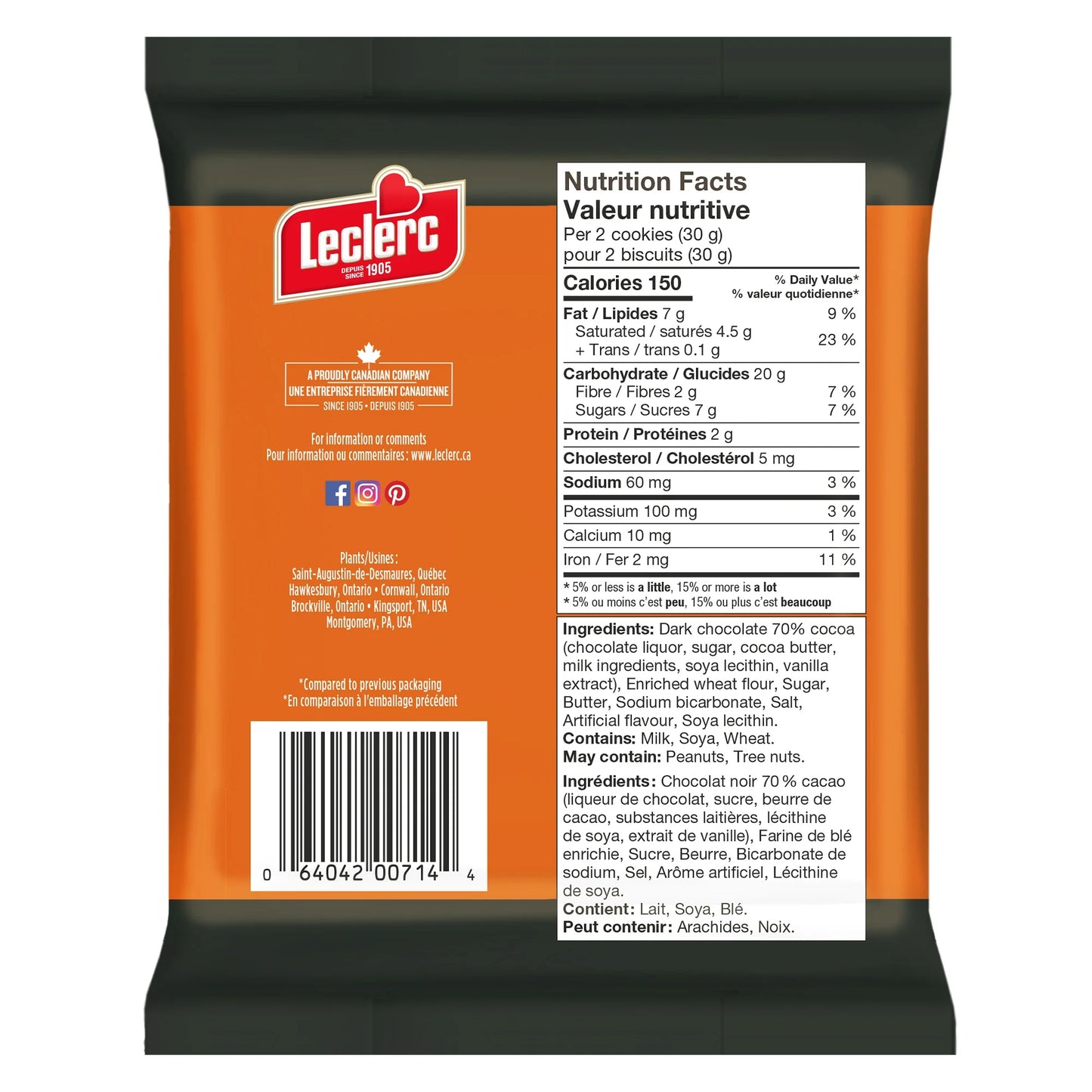 Celebration, 70% Chocolate Cookies, 240G