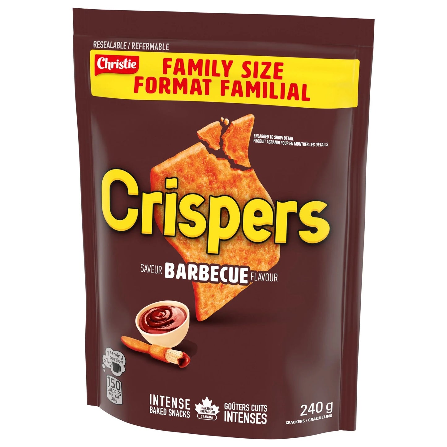 Crispers, BBQ Flavour, 240 g