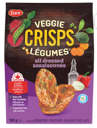 Dare Veggie Crisps, All Dressed; , 100g